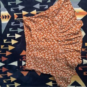 Angie Orange and White Skirt with Underliner